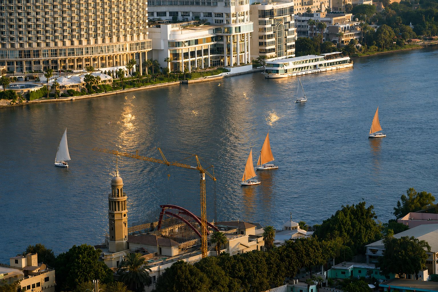 Private Cairo Nile Felucca Experience with Transfers & Special Papyrus Gift