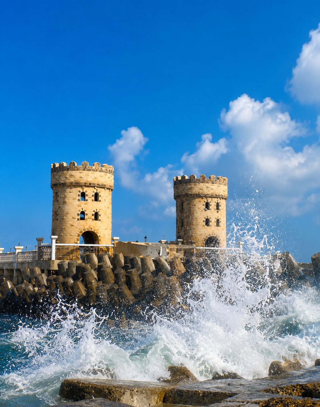 Alexandria Port Tour: Catacombs, Library & Qaitbay Fort